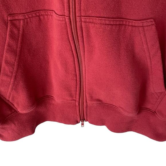 Playboy by PacSun Double Zip Cabin Hoodie Red size medium - Picture 5 of 9